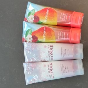 Bath and body works body cream set of 4